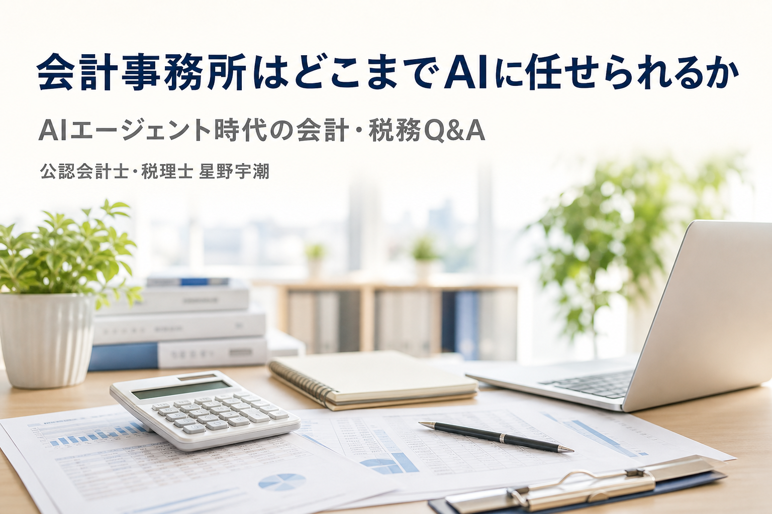 AIエージェント時代の会計・税務Q&A｜会計事務所はどこまでAIに任せられるか（公認会計士・税理士 星野宇潮）